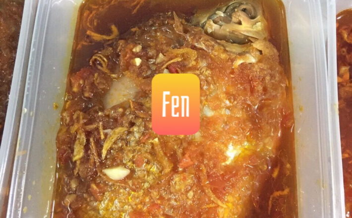 CÁ HE KHO RỤC LUÔN XƯƠNG